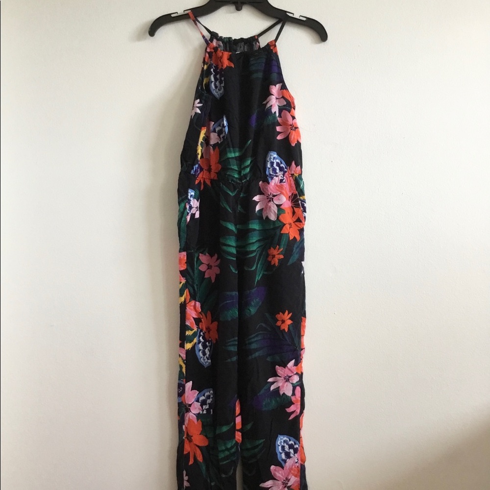 Old Navy Floral Kids Jumpsuit/ Size 8